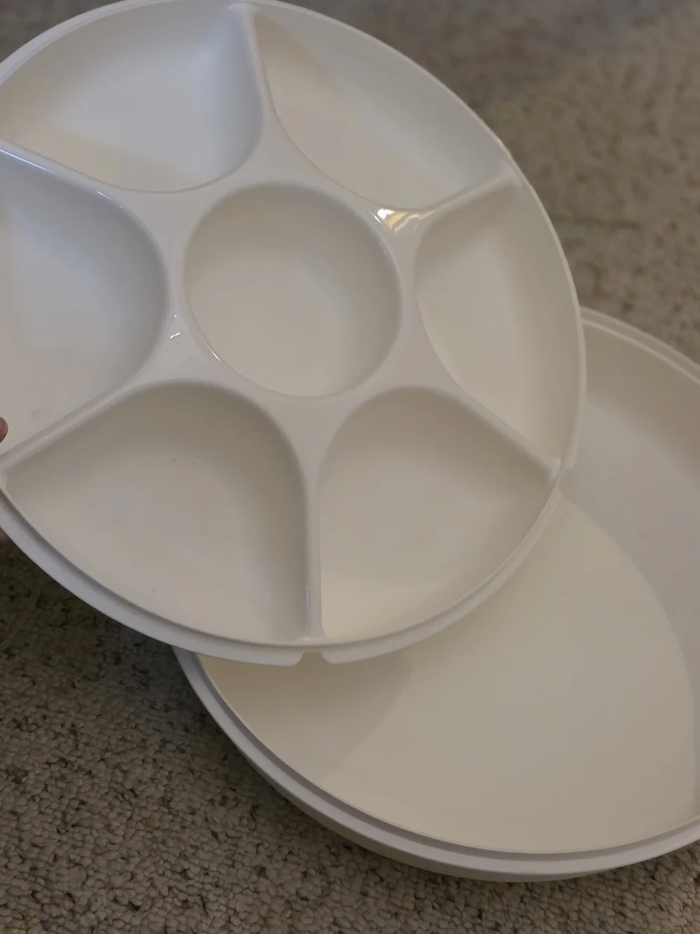 Tupperware Red Snap-Lid Food Container